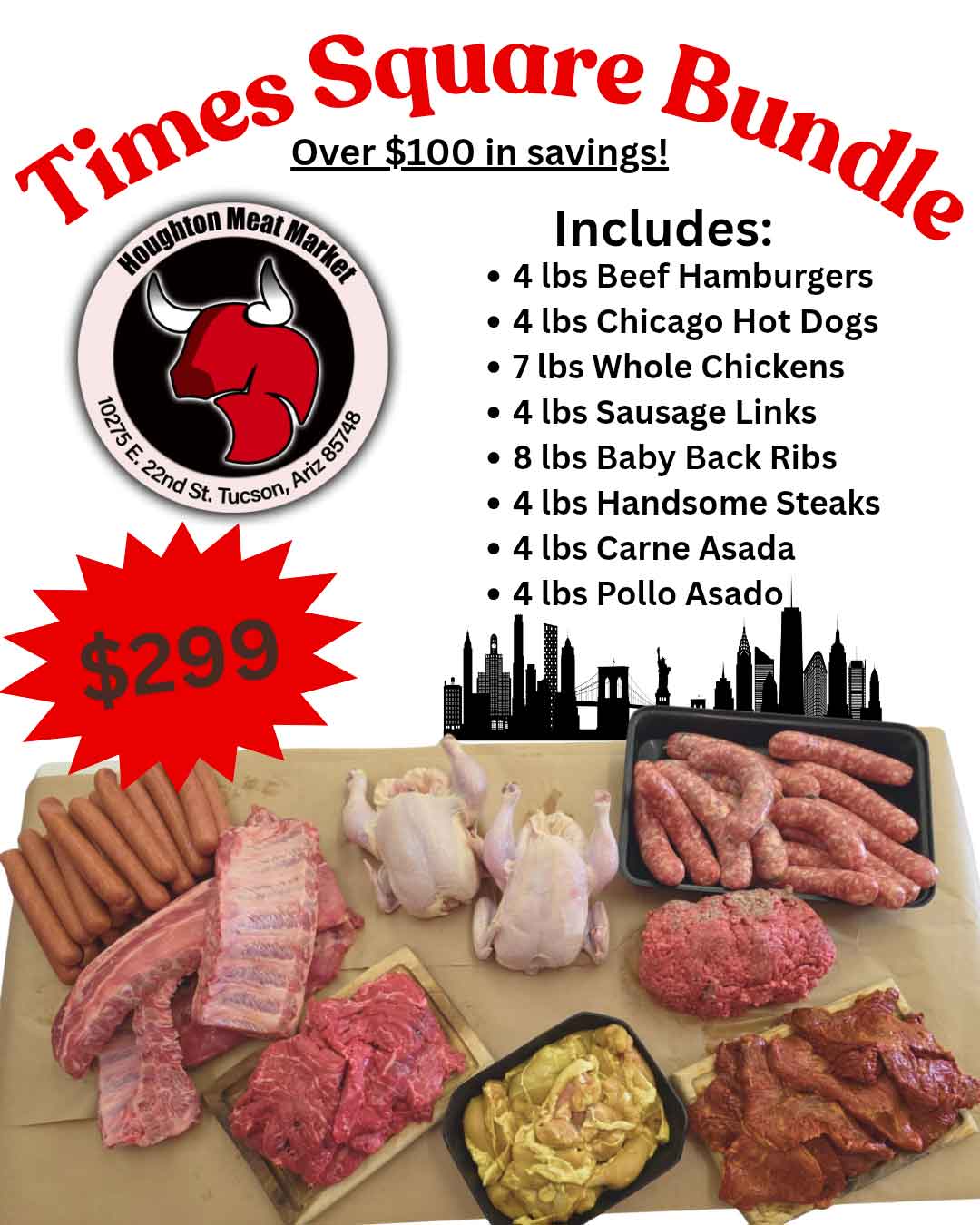 Houghton Meat Market Times Square Bundle Houghton Meat Market Times Square Bundle